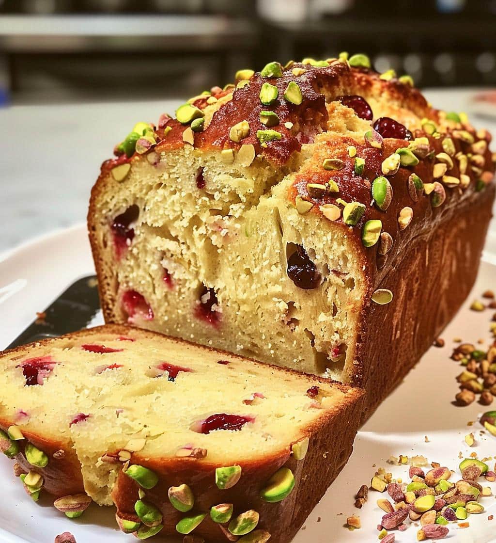 Pistachio Cherry Bread - detail 1