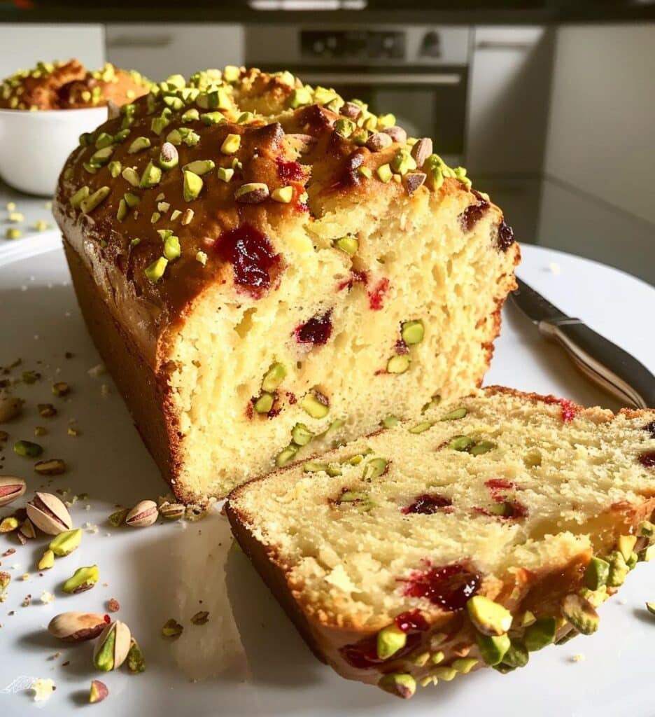 Pistachio Cherry Bread