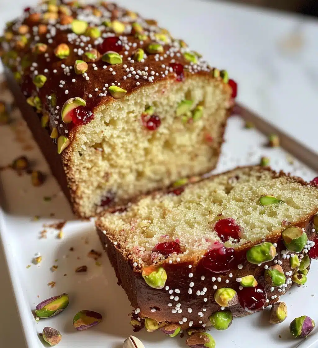 Pistachio Cherry Bread - festive & sweet! - detail 1