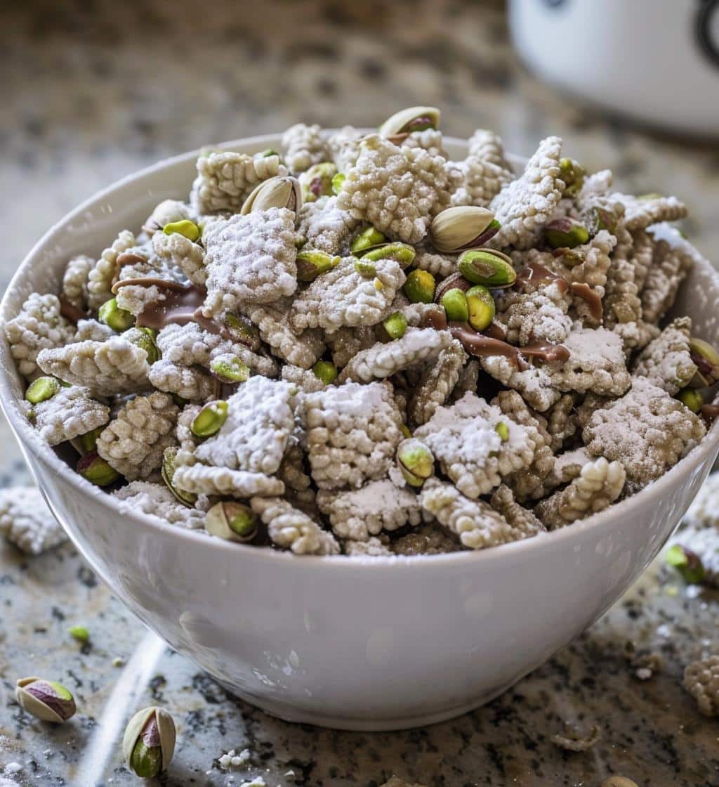 Pistachio Puppy Chow - detail 1