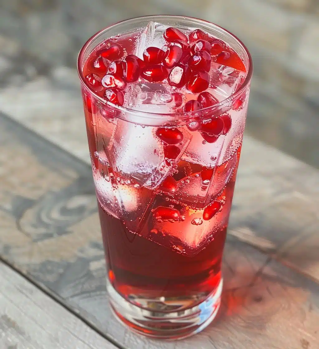 Pomegranate spritzer - detail 1