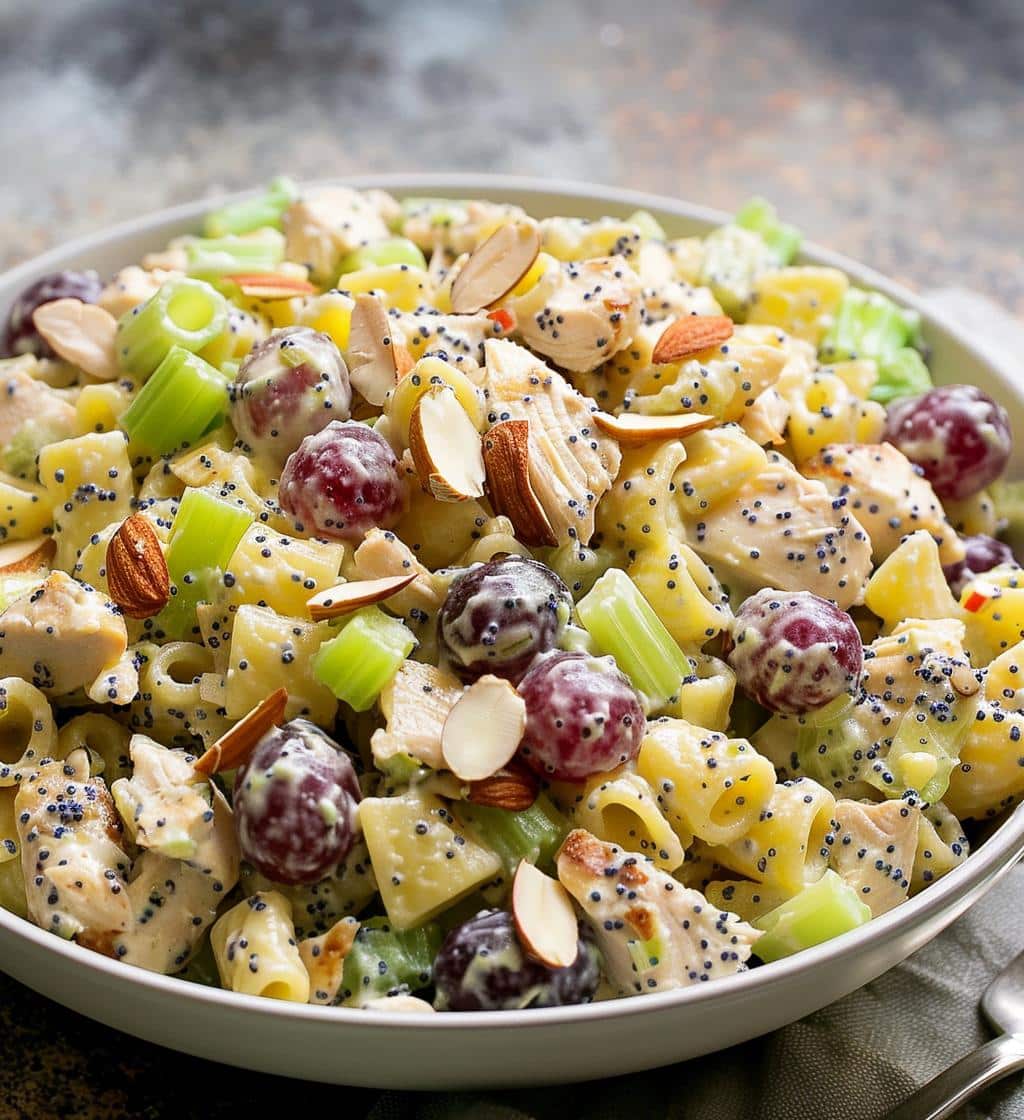 Poppy Seed Chicken Pasta Salad - detail 1