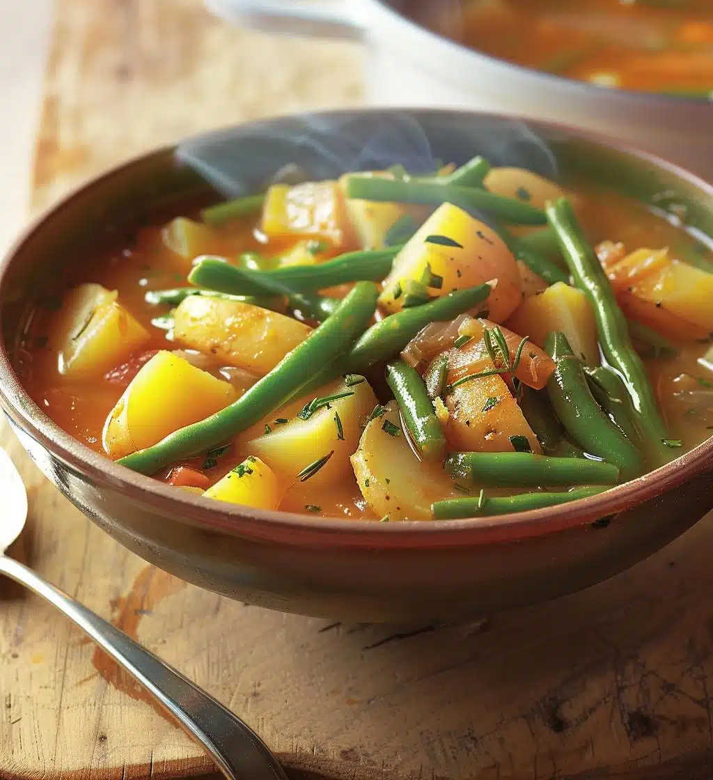 Potato & Green Bean Stew - detail 1