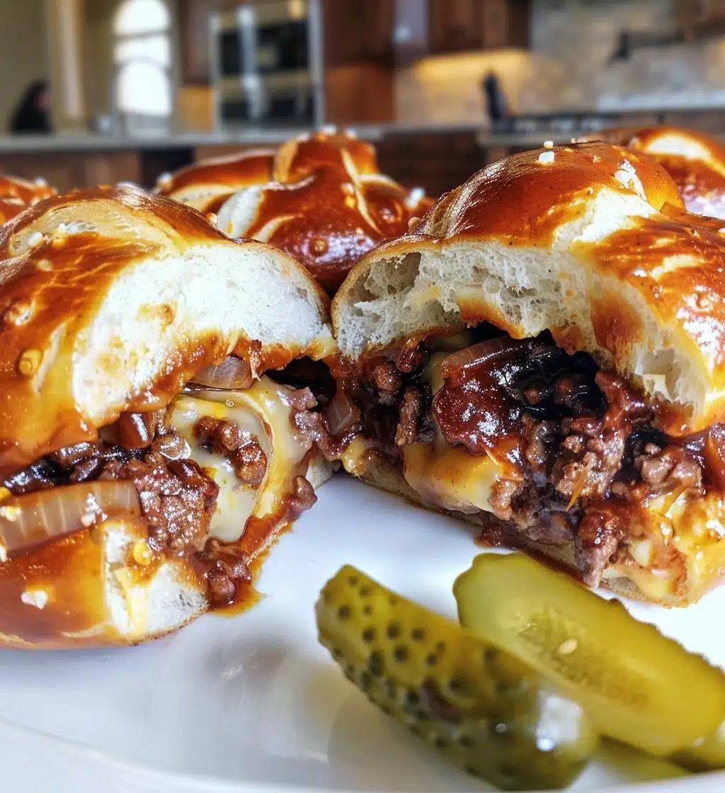 Pretzel Cowboy Sliders - detail 1