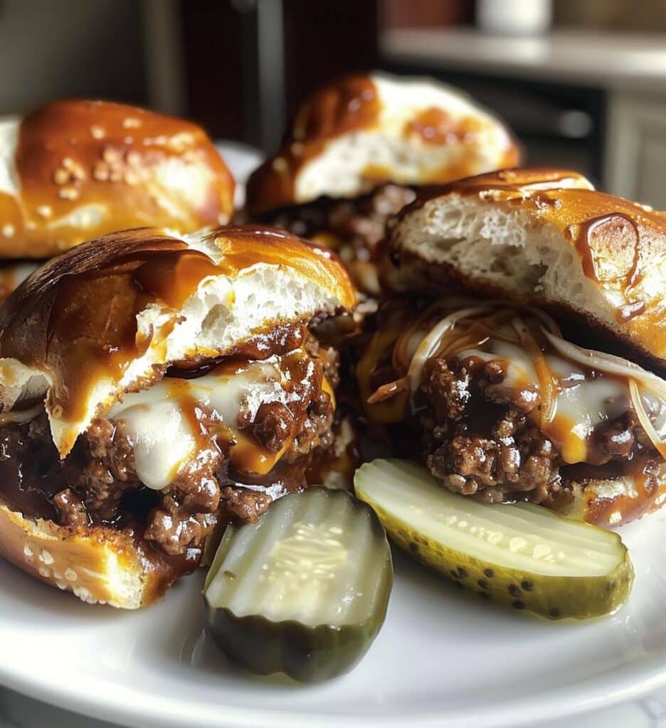Pretzel Cowboy Sliders