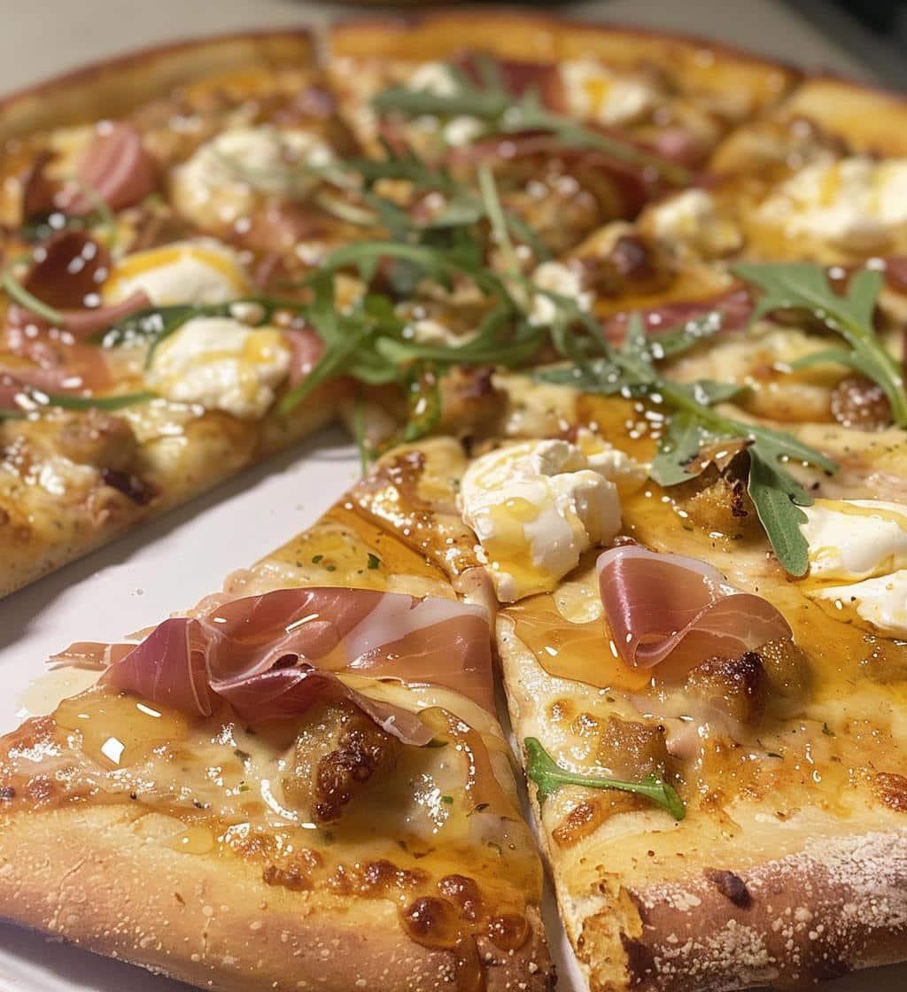 Prosciutto Honey Burrata Pizza - detail 1