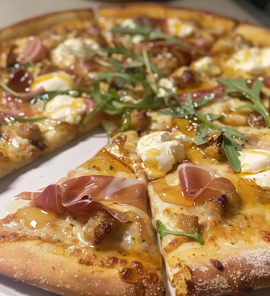 Prosciutto Honey Burrata Pizza - detail 1