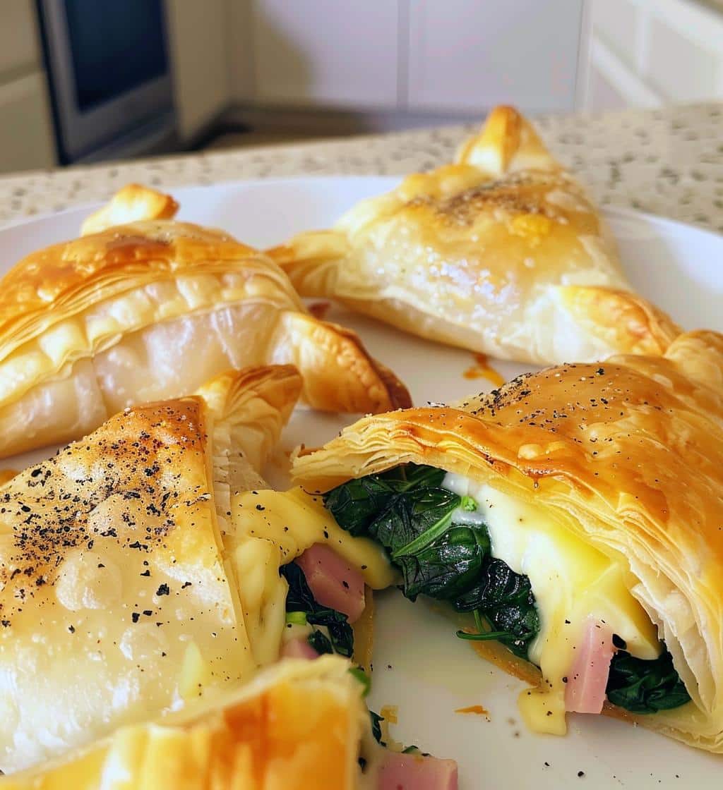Puff pastry appetizers