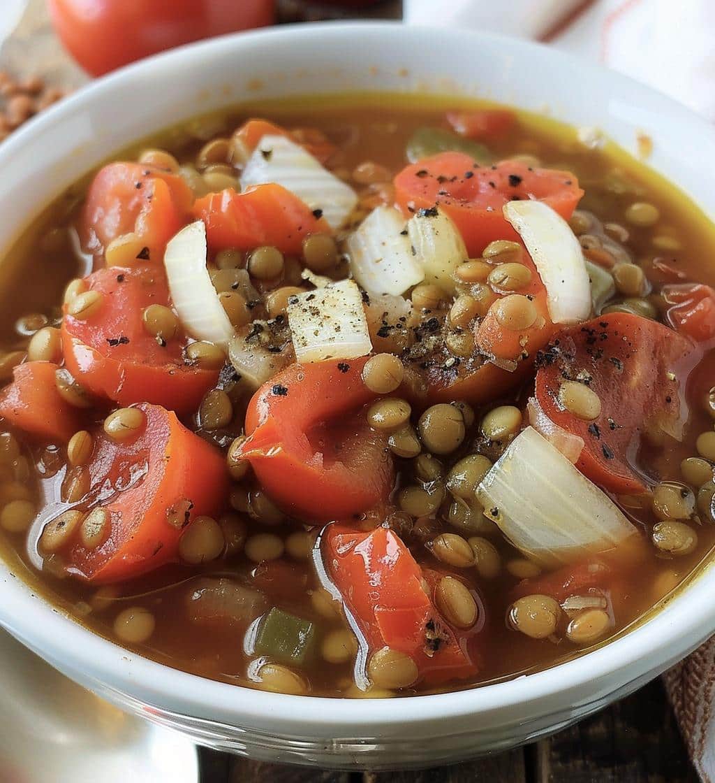 Quick Lentil Tomato Stew