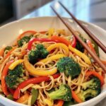 Quick Veggie Lo Mein