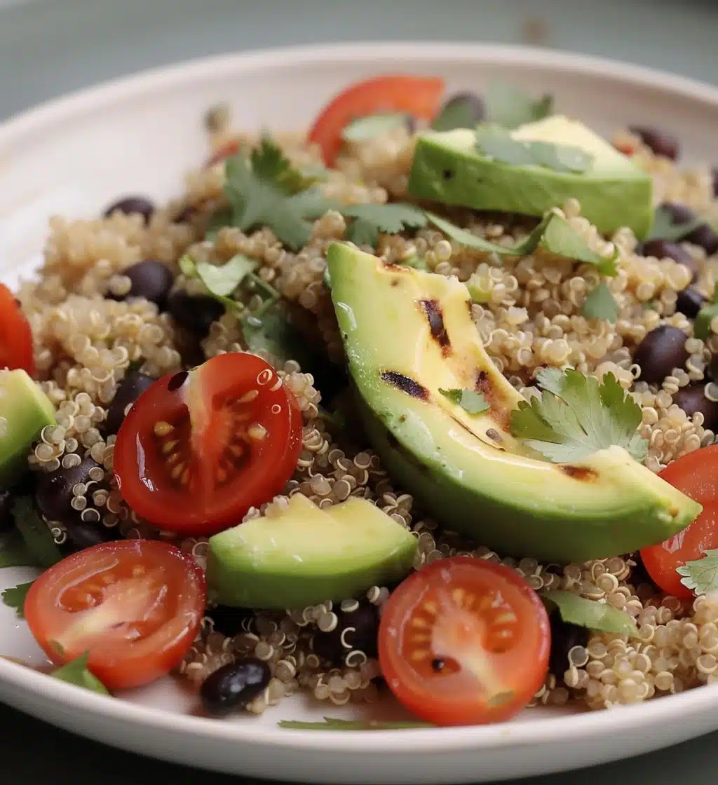Quinoa, Black Bean & Avocado Bowl - detail 1