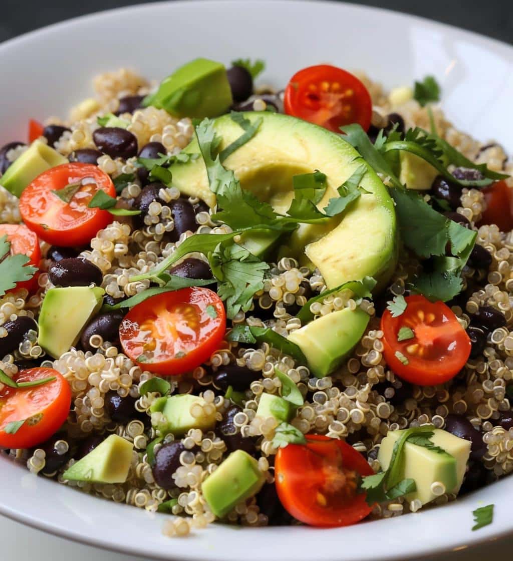 Quinoa, Black Bean & Avocado Bowl
