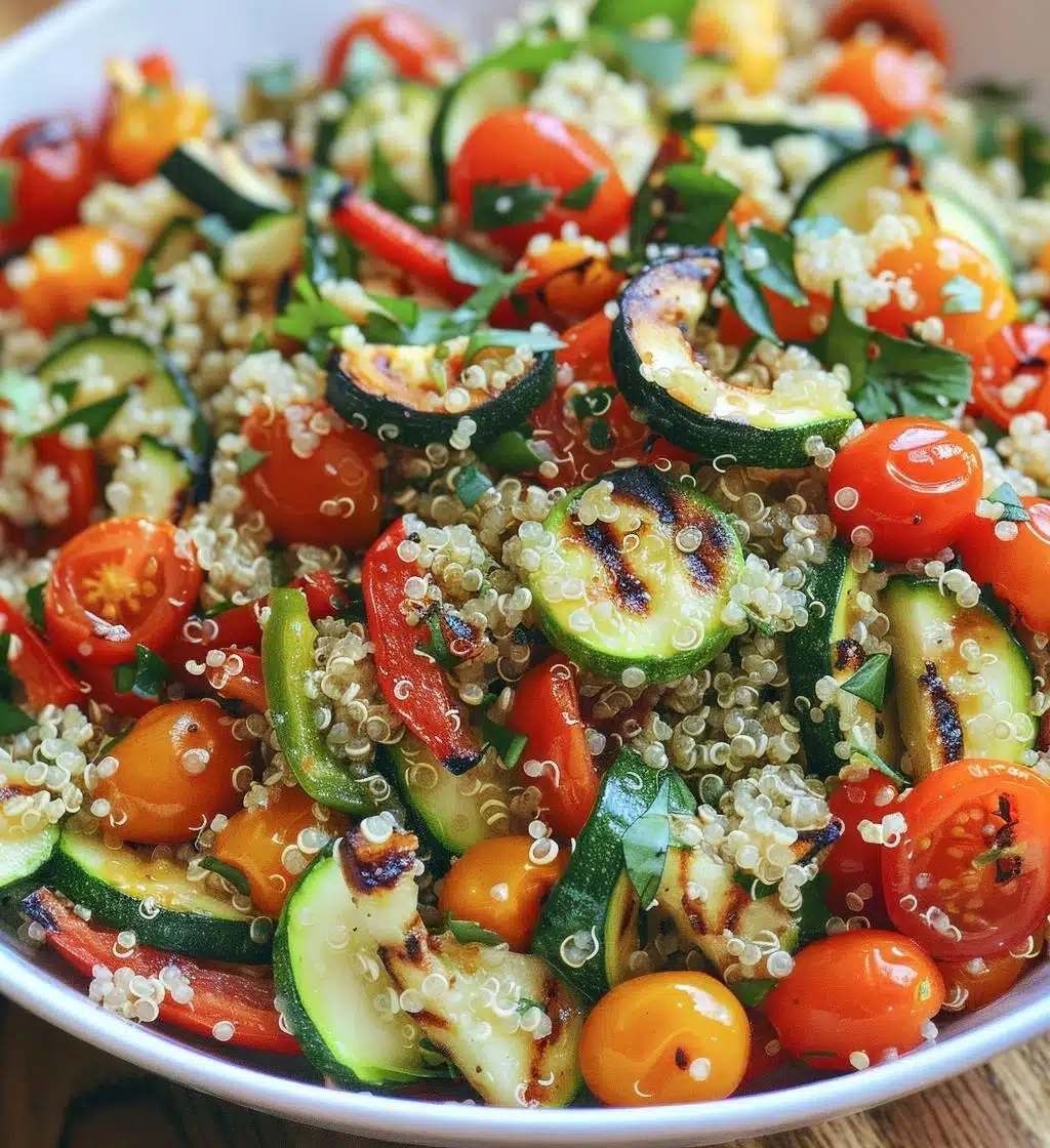 Quinoa & Roasted Veggie Salad - detail 1
