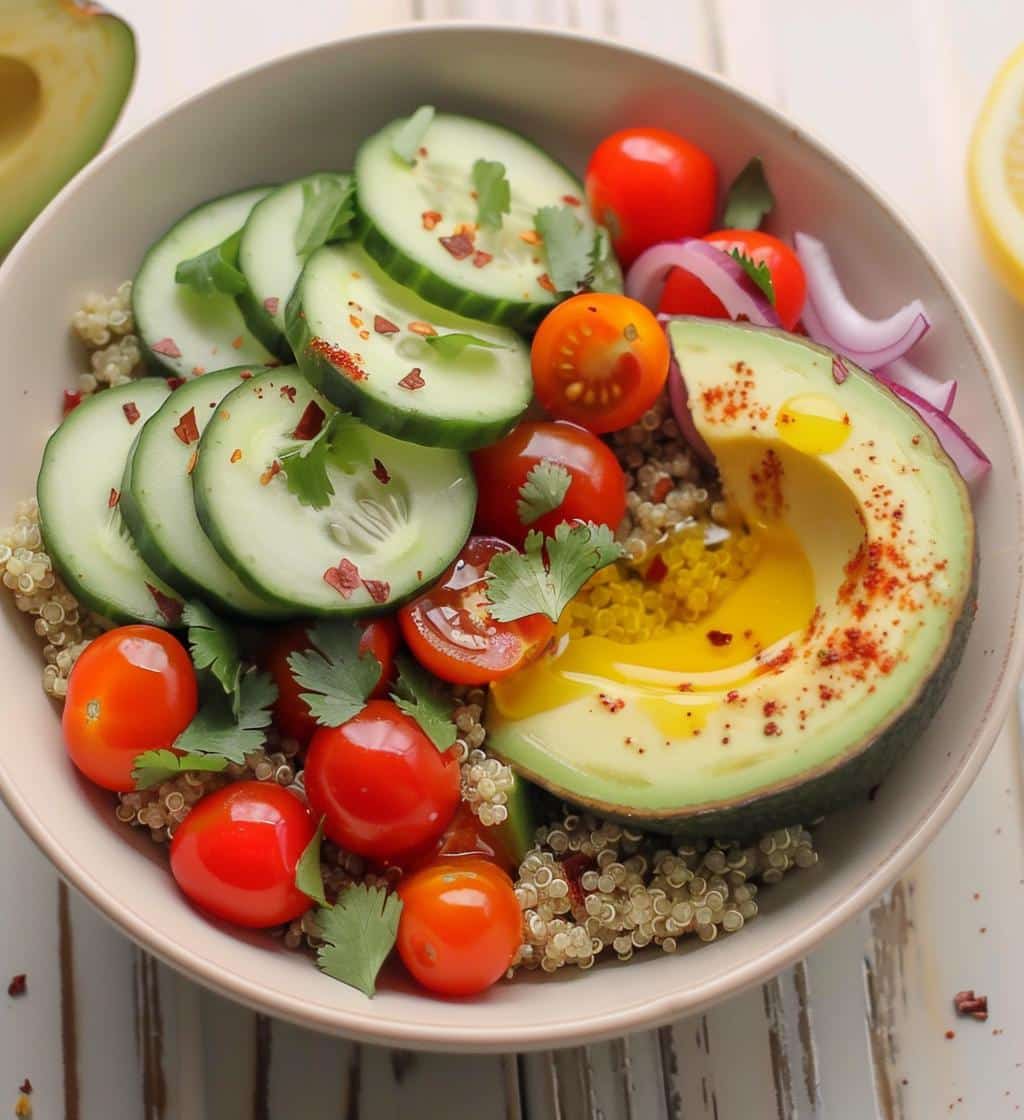 Quinoa Veggie Bowl - detail 1