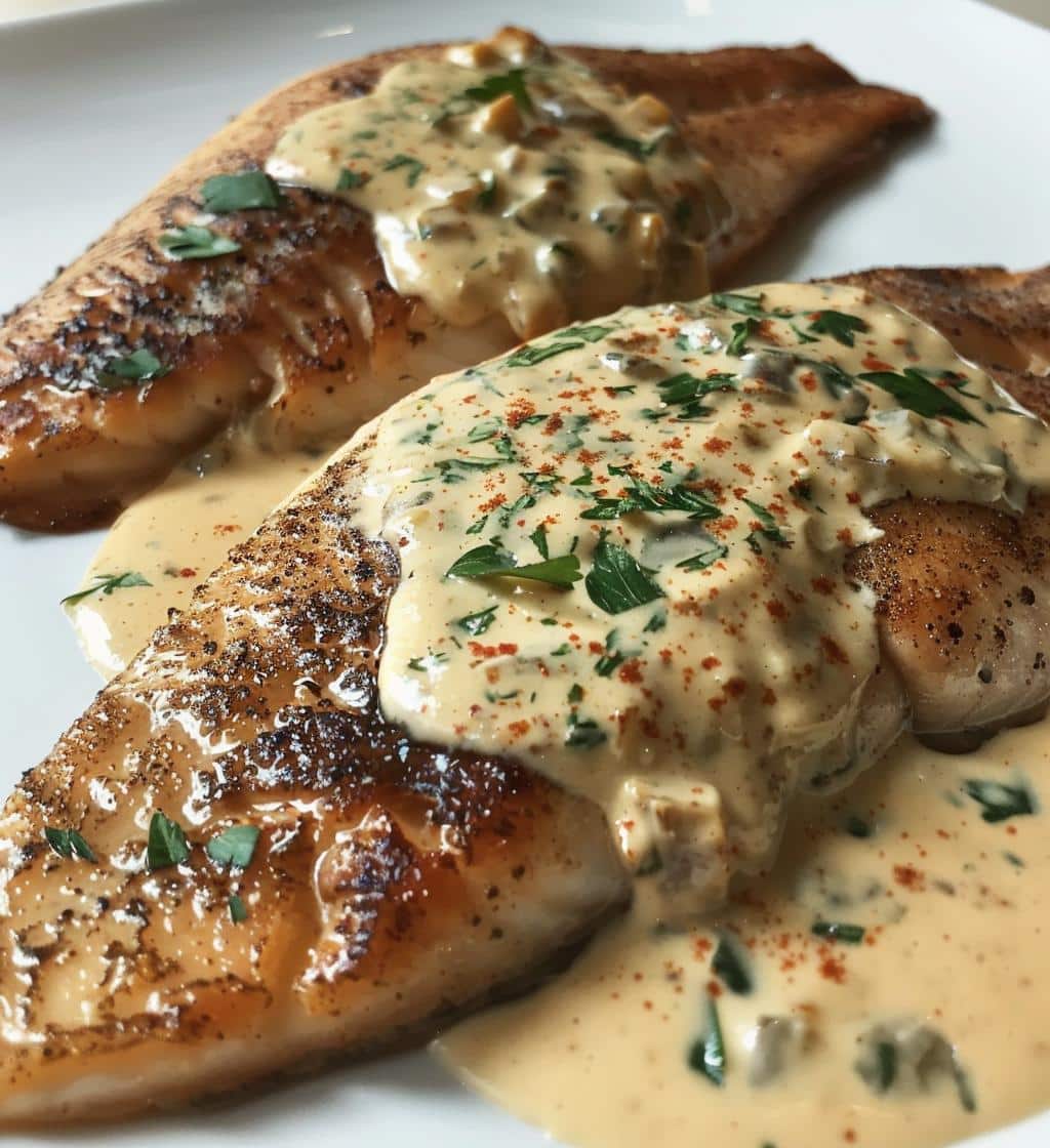 Red Snapper with Creamy Creole Sauce - detail 1