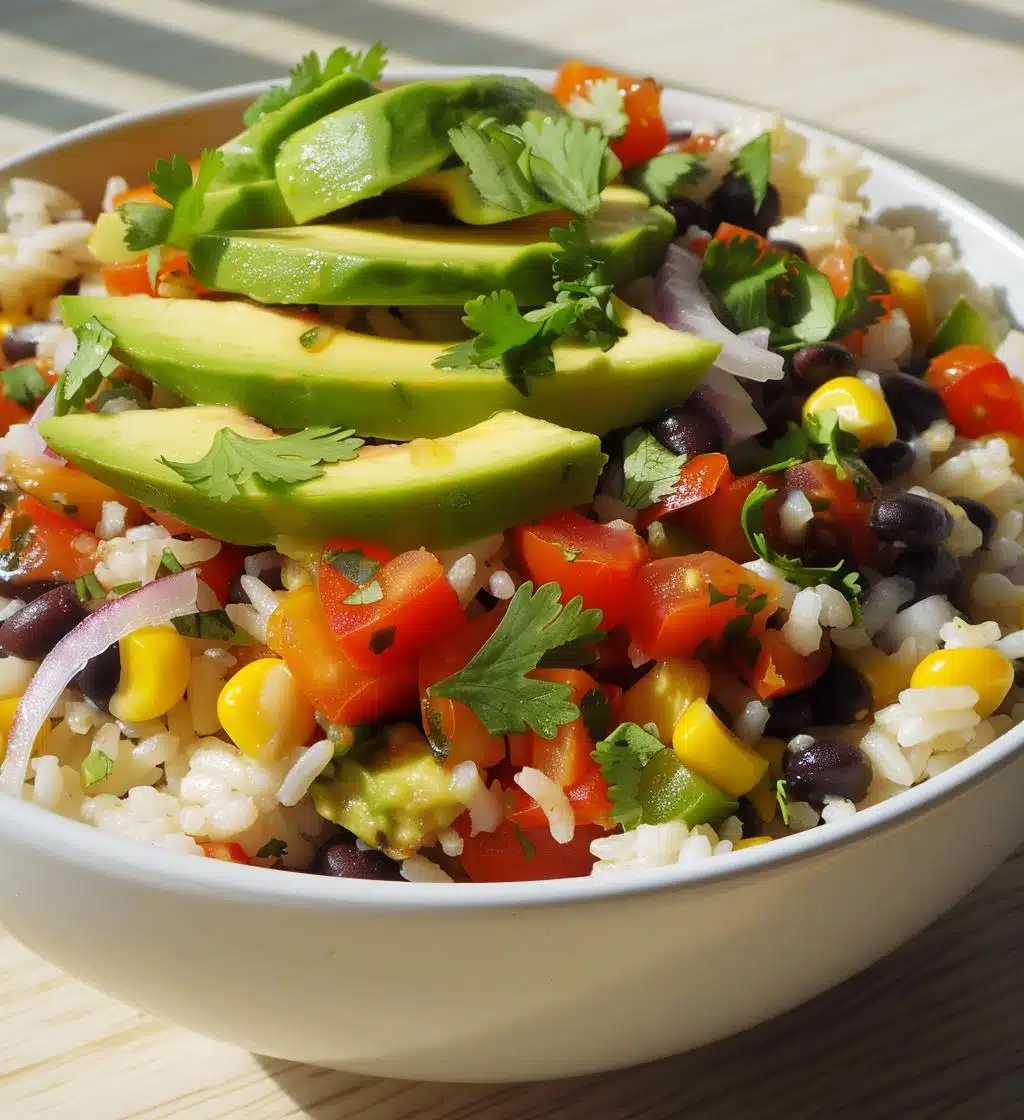 Rice & Veggie “Burrito” Bowl - detail 1