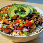 Rice & Veggie “Burrito” Bowl