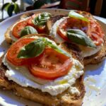 Ricotta Tomato Sourdough Toast
