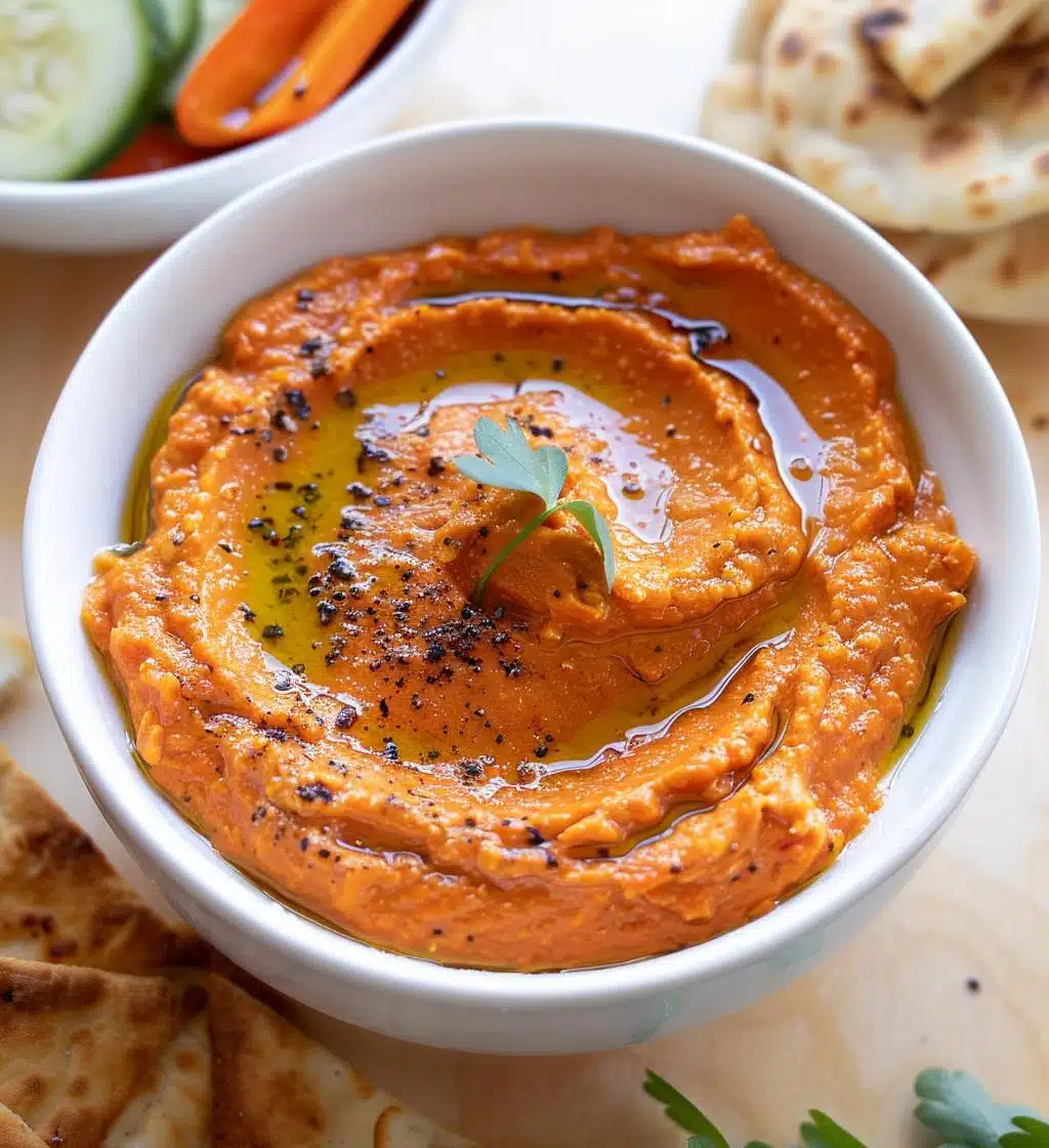 Roasted Red Pepper Whipped Feta - detail 1