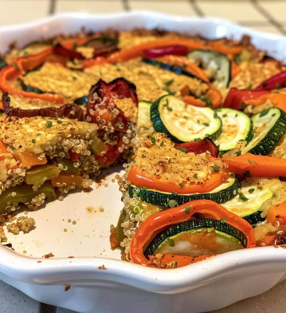 Roasted Veggie & Quinoa Bake