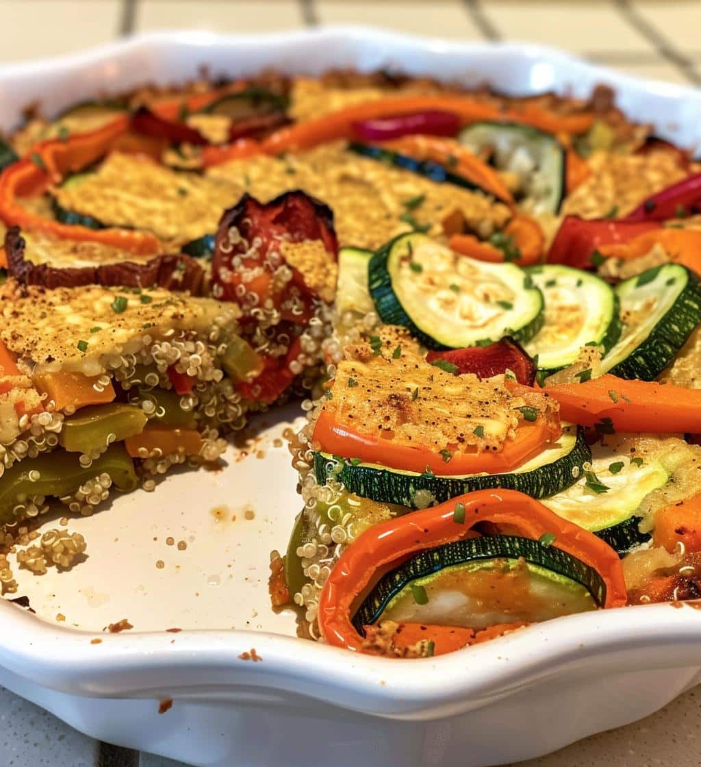 Roasted Veggie & Quinoa Bake