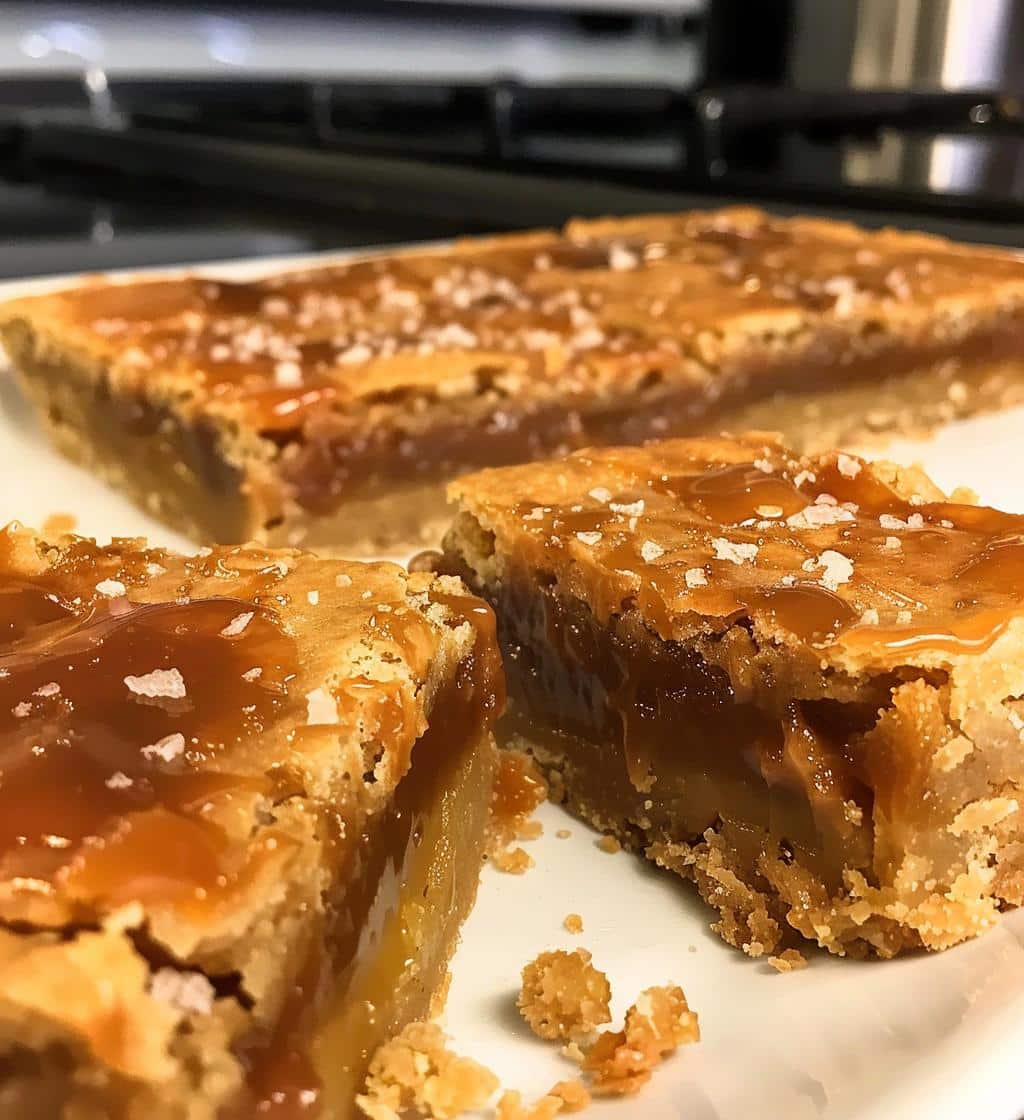 Salted Caramel Butter Bars