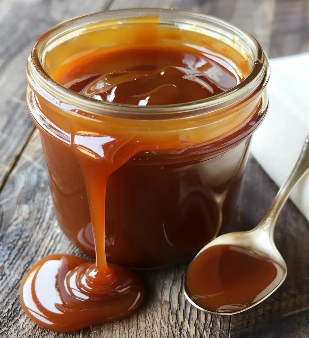 Salted caramel sauce