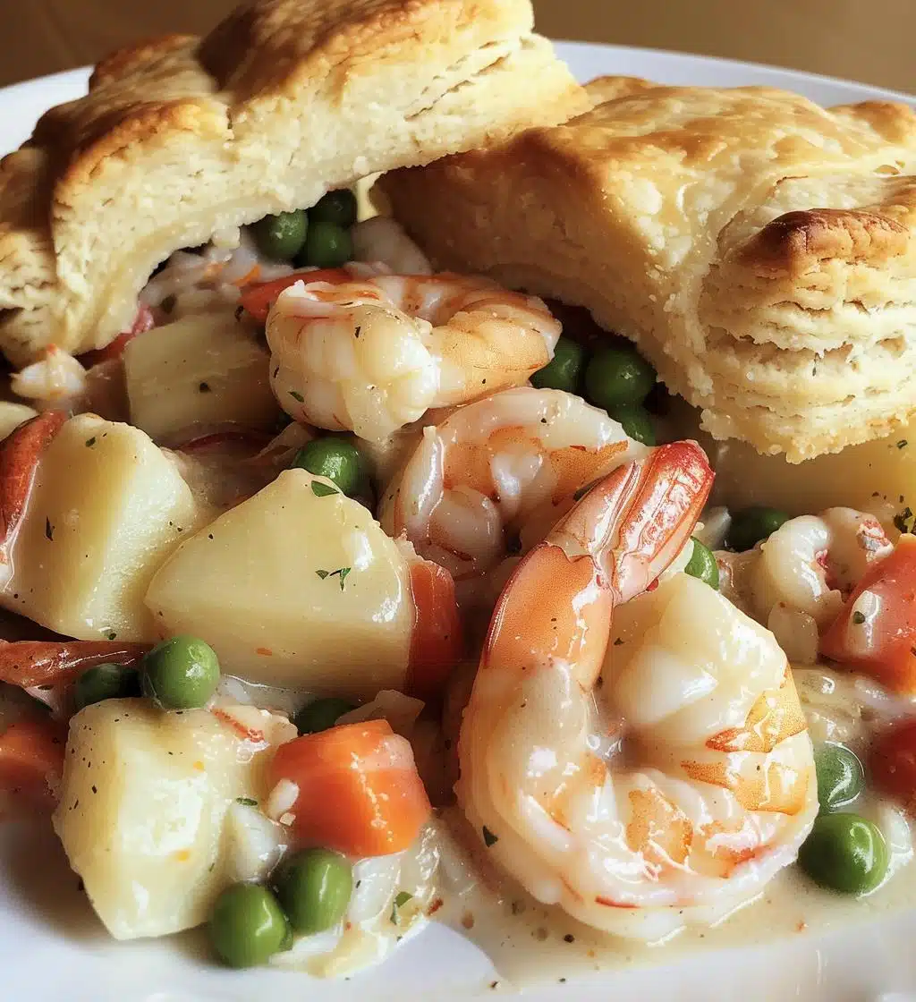 Seafood Biscuit Pot Pie - detail 1