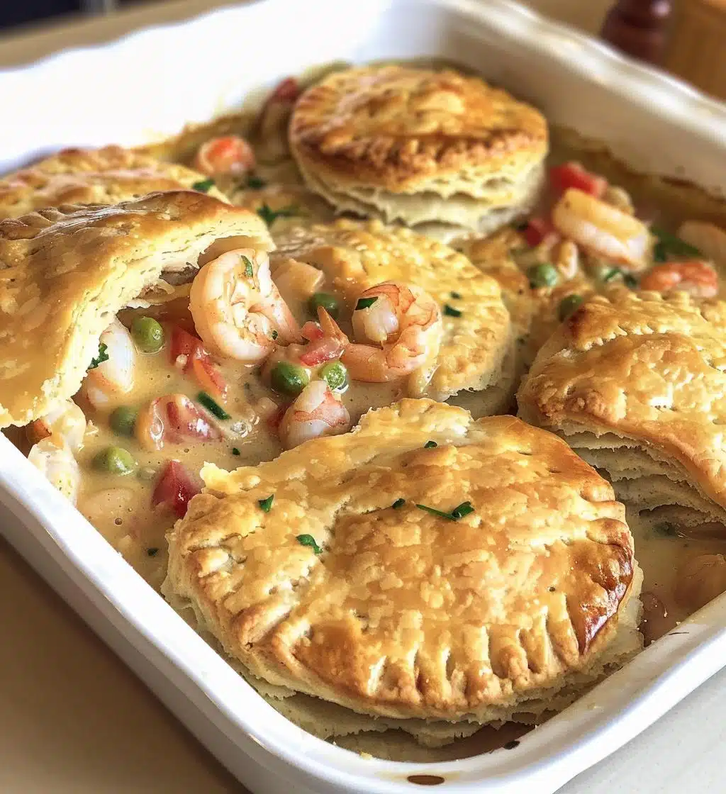 Seafood Biscuit Pot Pie - detail 1