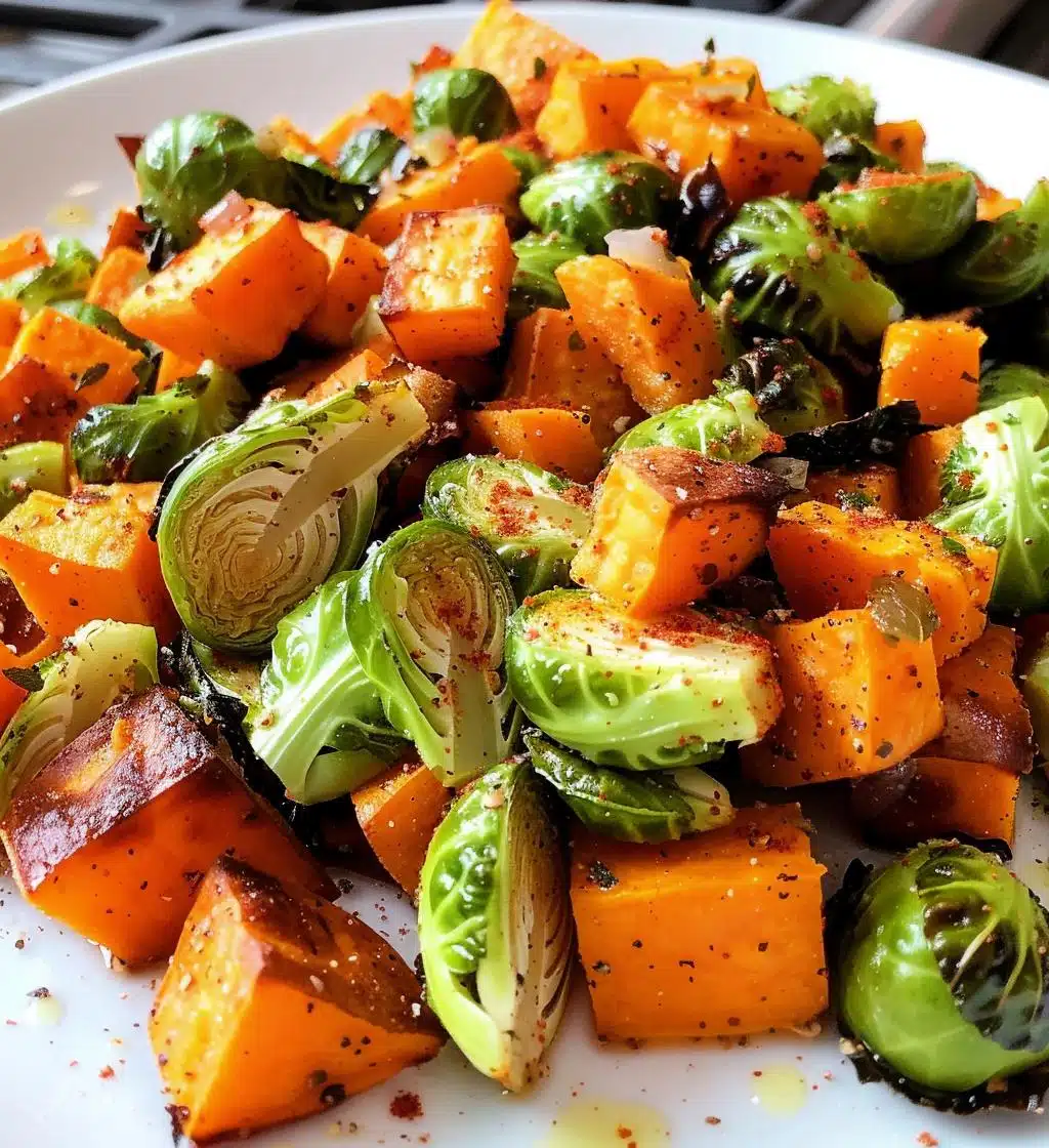 Sheet Pan Sweet Potato & Brussels Sprouts - detail 1