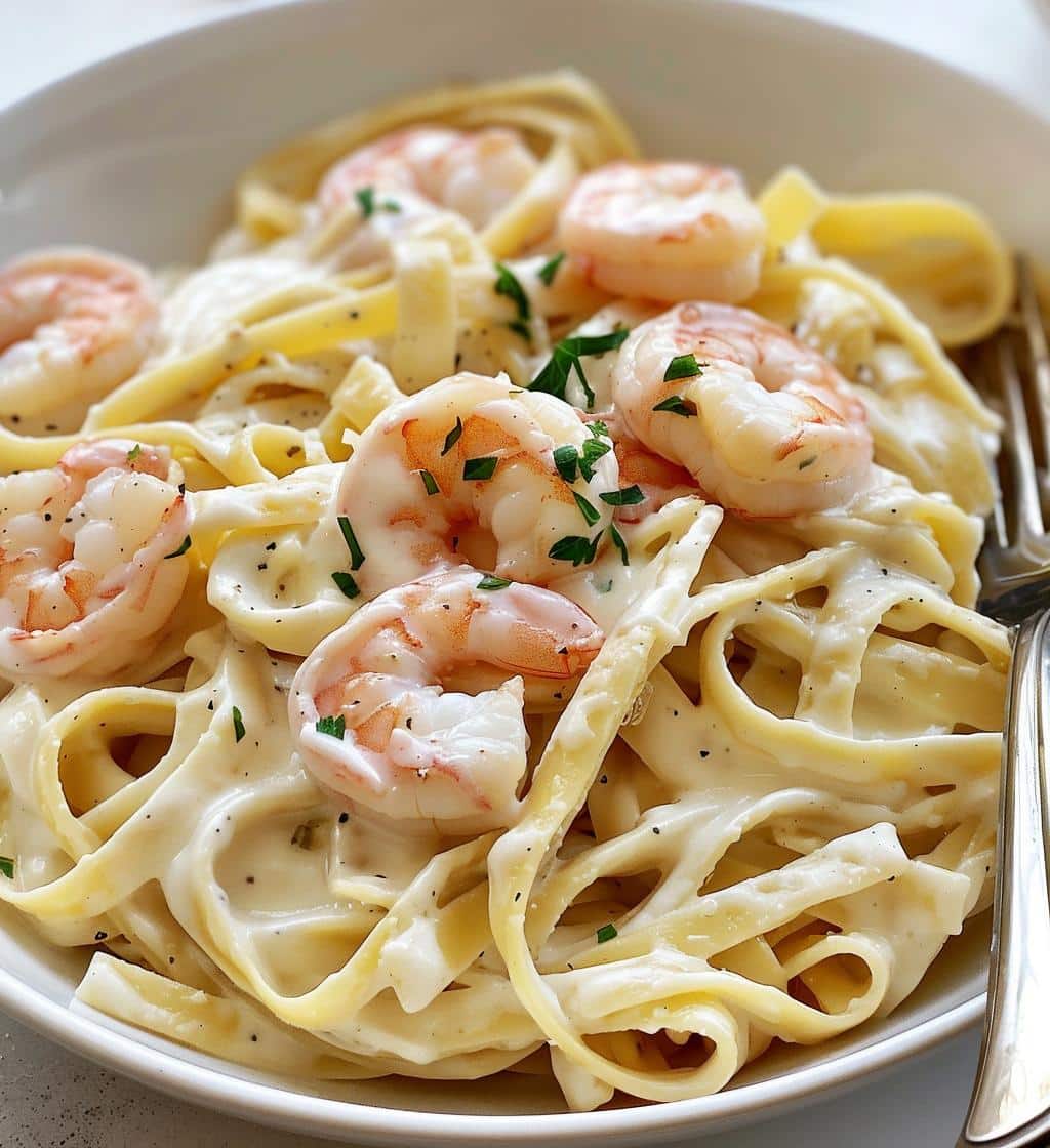 Shrimp Alfredo