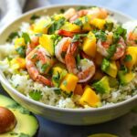 Shrimp Avocado Mango Bowl