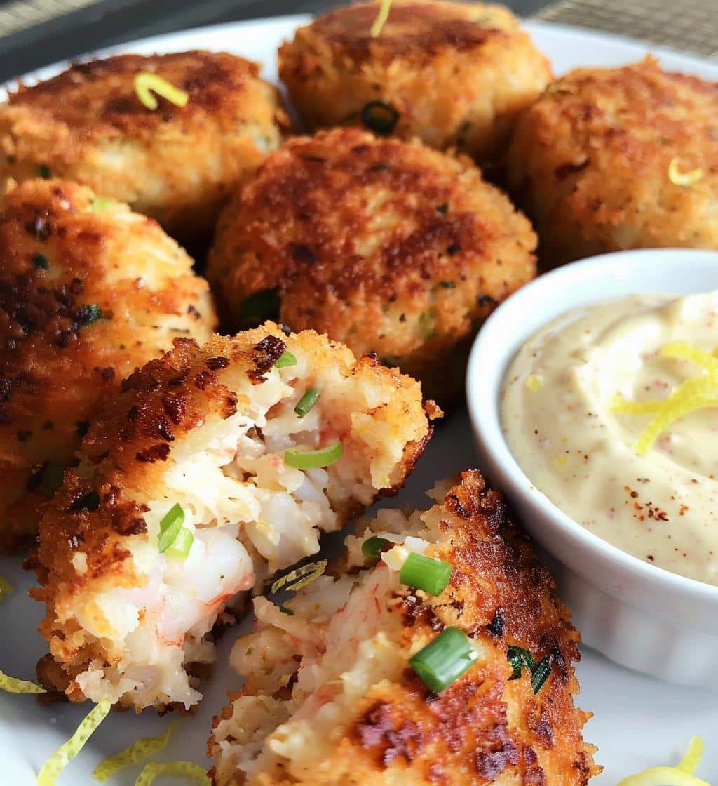 Shrimp Cakes with Lemon Aioli