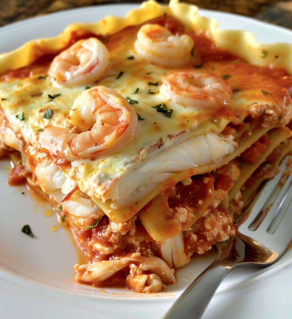 Shrimp Crab Lasagna - detail 1
