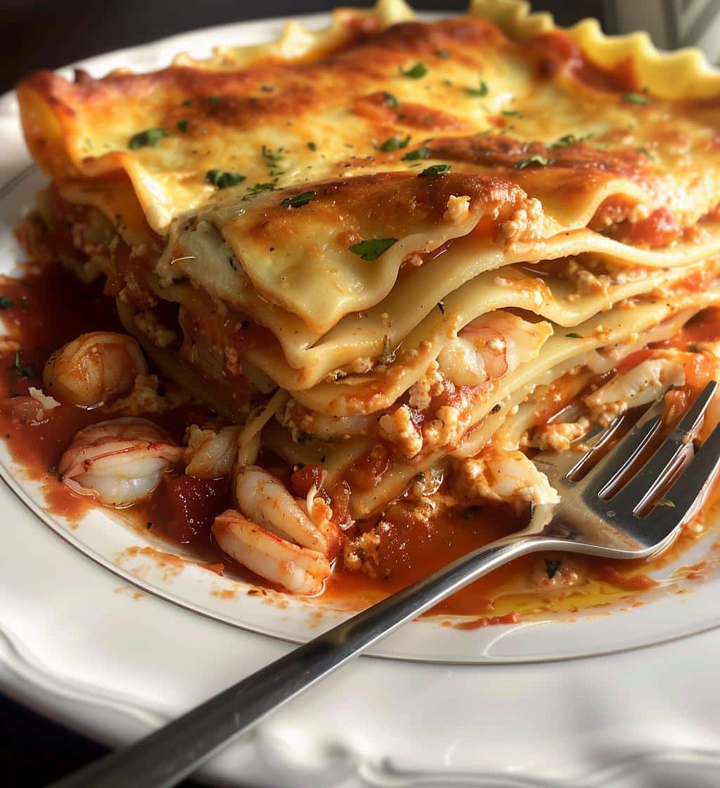 Shrimp Crab Lasagna