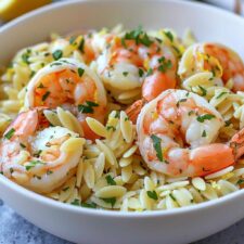 Shrimp Orzo In Lemon Garlic Sauce: 5 Reasons to Indulge