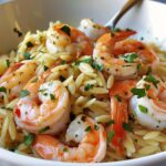 Shrimp Orzo Lemon Garlic