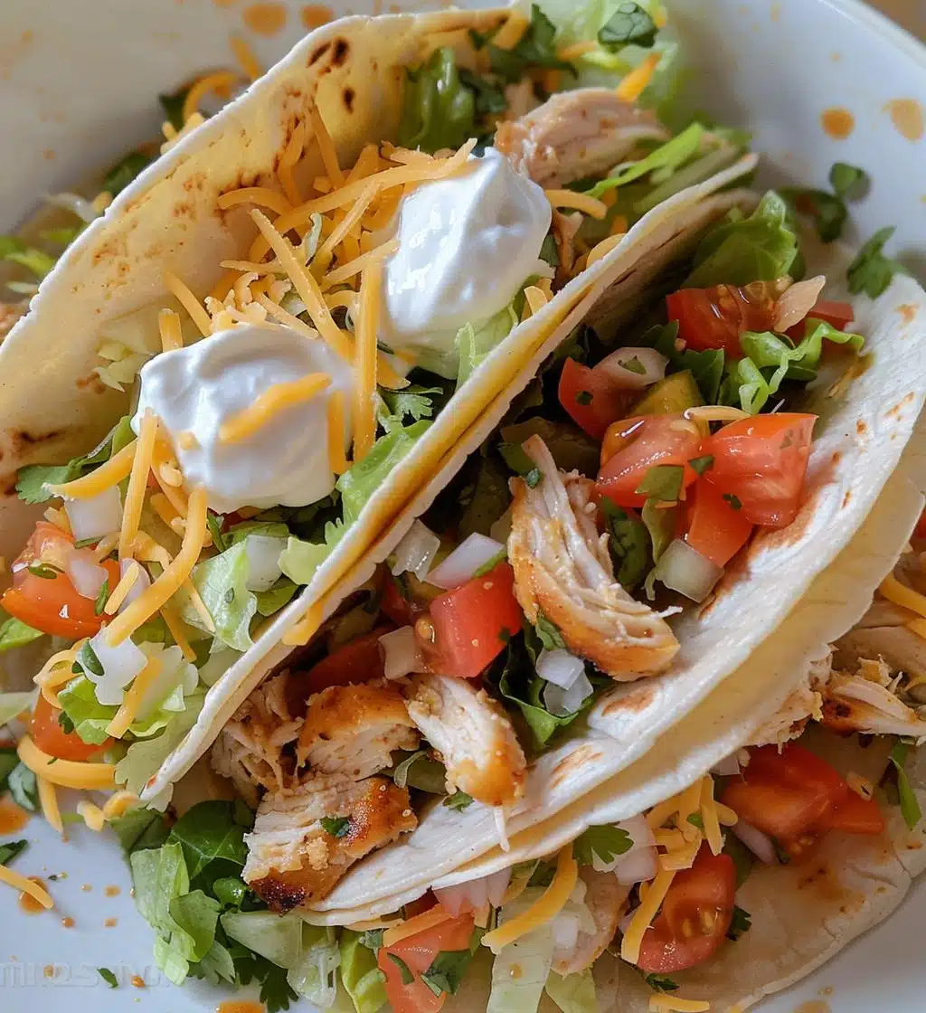 Skillet Chicken Tacos - detail 1