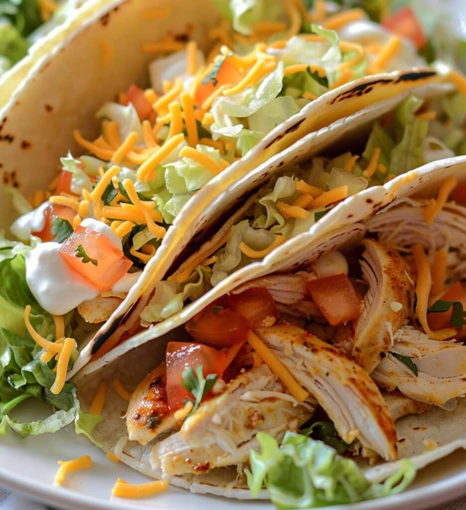 Skillet Chicken Tacos