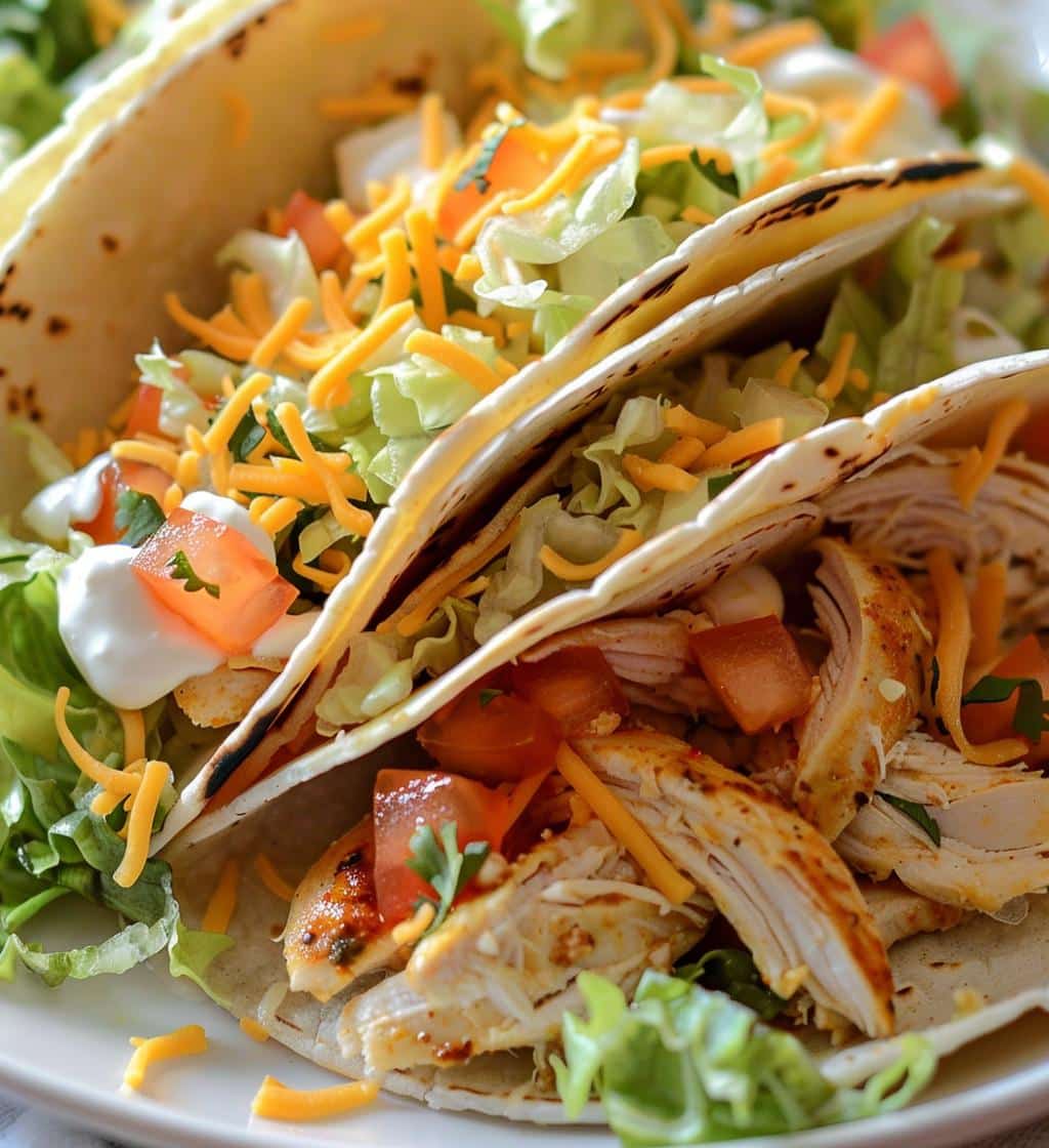 Skillet Chicken Tacos