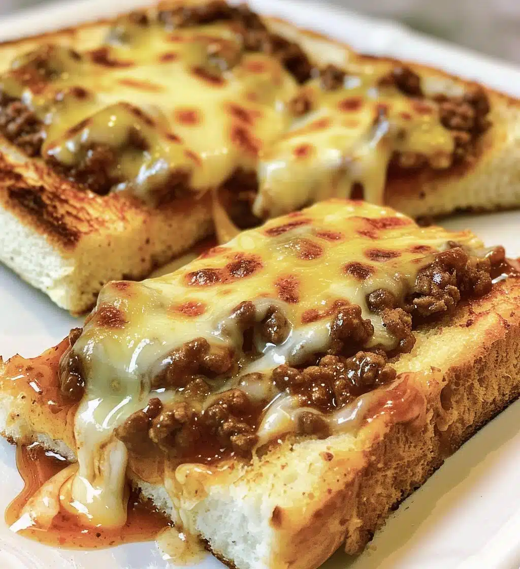 Sloppy Joe Garlic Bread Melts - detail 1