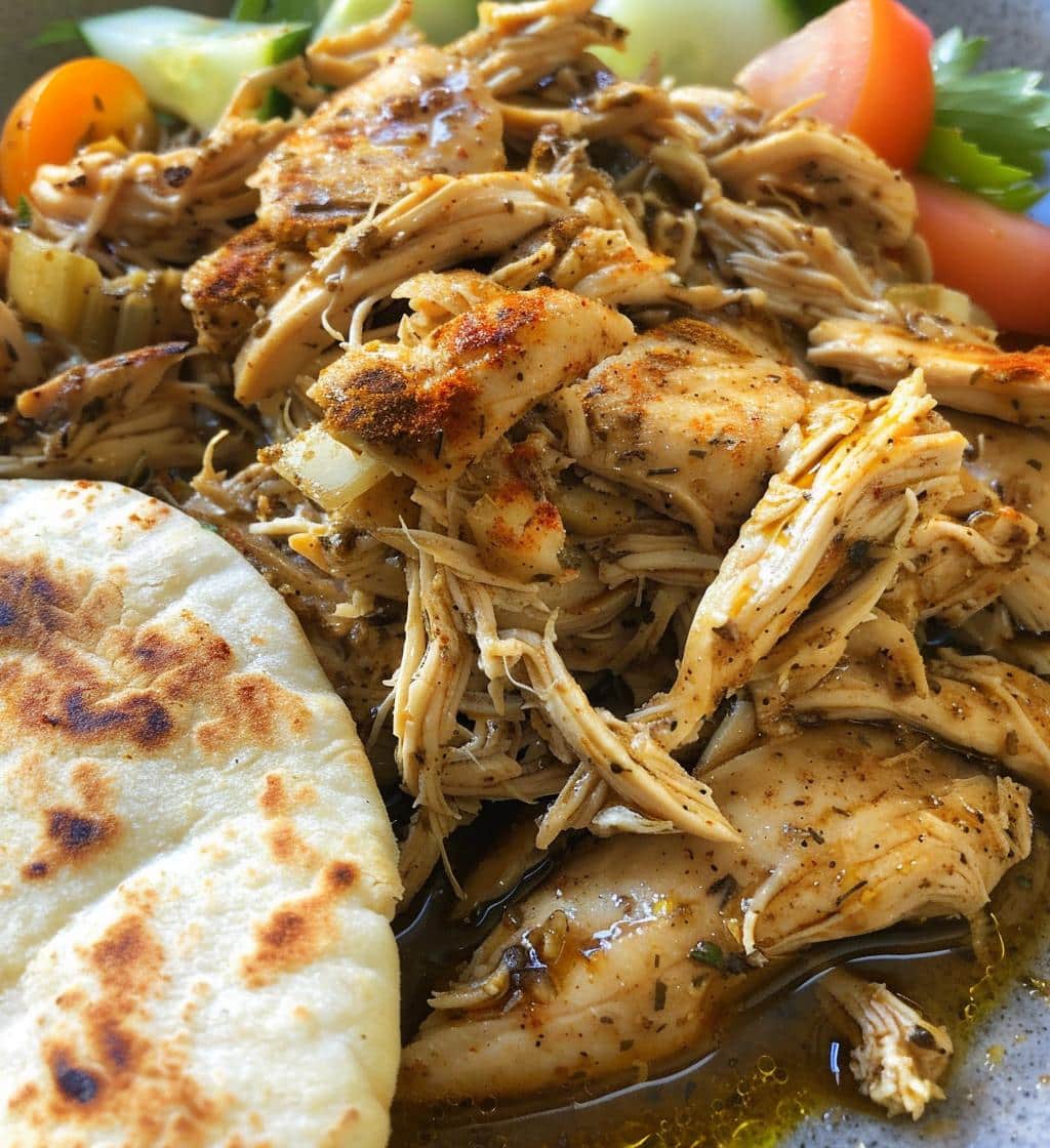 Slow Cooker Chicken Shawarma