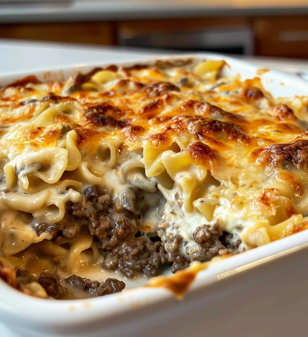Sour Cream Beef Noodle Casserole - detail 1