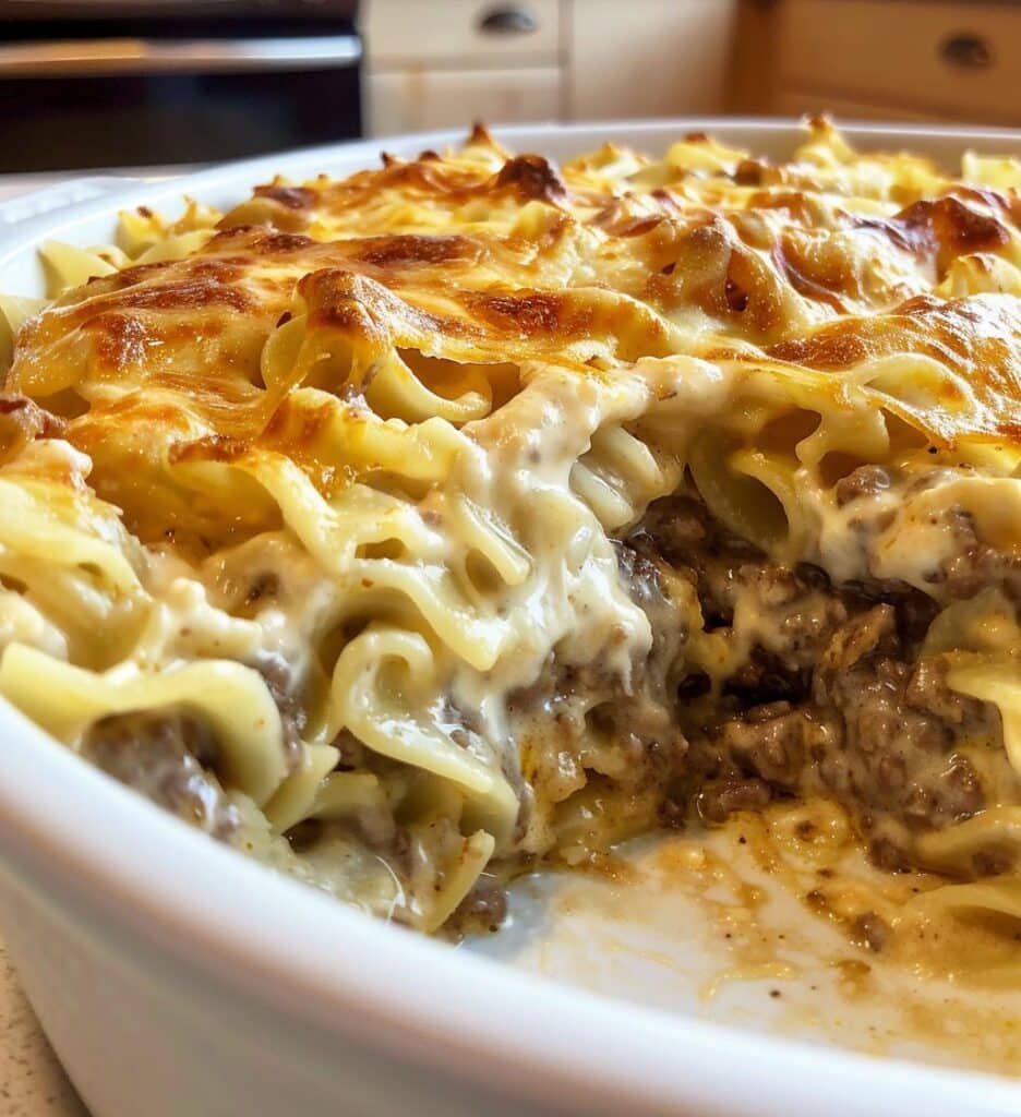 Sour Cream Beef Noodle Casserole