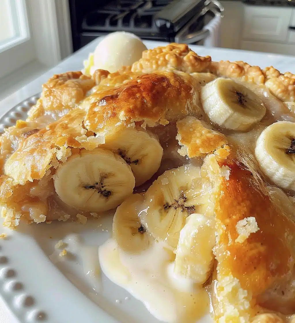 Southern Banana Cobbler - detail 1