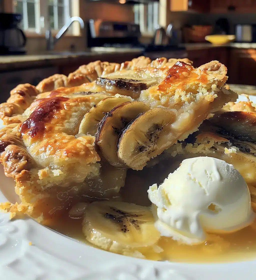 Southern Banana Cobbler - detail 1