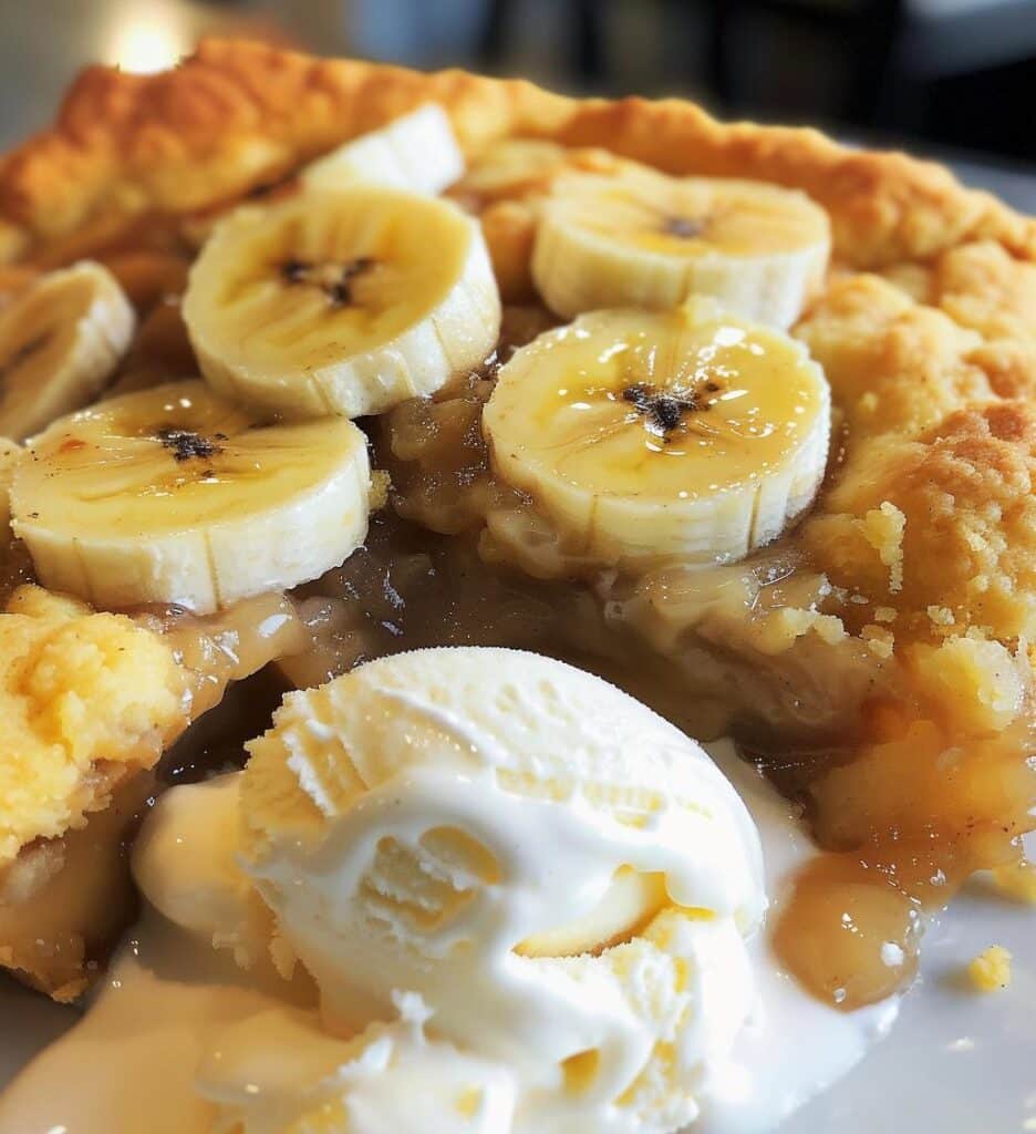 Southern Banana Cobbler
