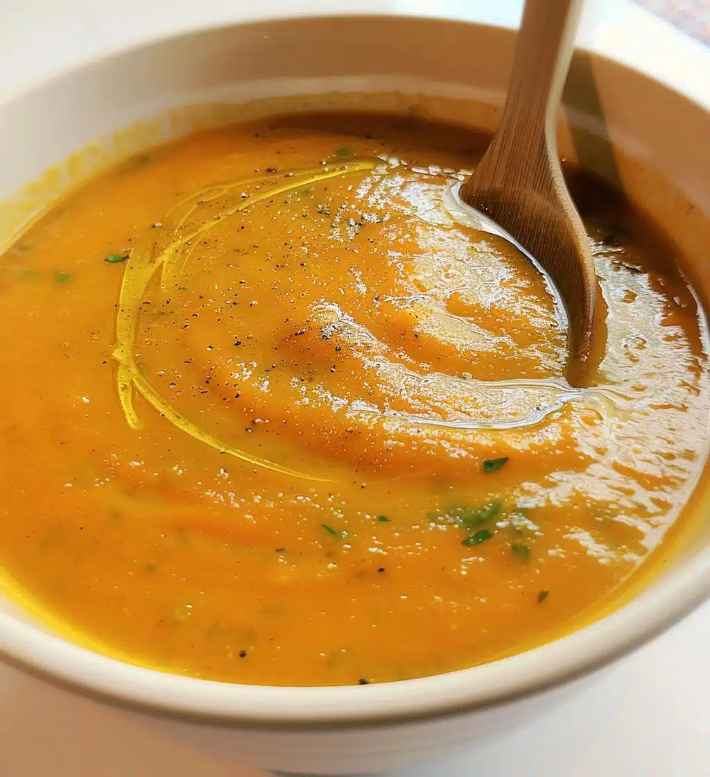 Spiced Carrot Ginger Soup - detail 1