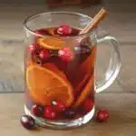 Spiced cranberry cider
