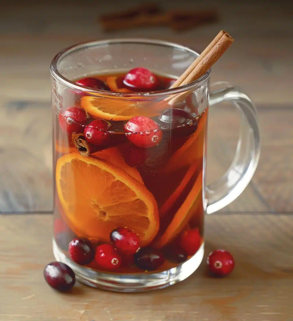 Spiced cranberry cider